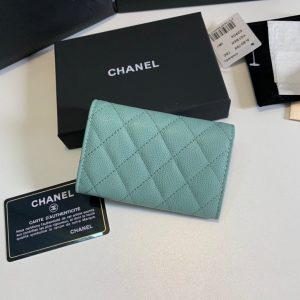 CHANEL cc card Blue Tiffany 9