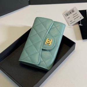 CHANEL cc card Blue Tiffany 11