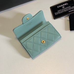 CHANEL cc card Blue Tiffany 12