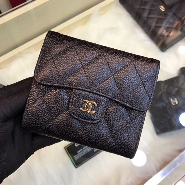 CHANEL classic series CF short tri-fold wallet 1