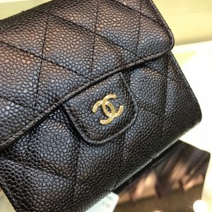 CHANEL classic series CF short tri-fold wallet 11