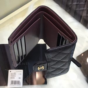 CHANEL classic series CF short tri-fold wallet 14