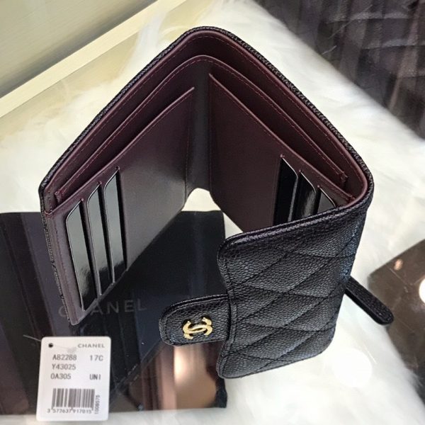 CHANEL classic series CF short tri-fold wallet 7