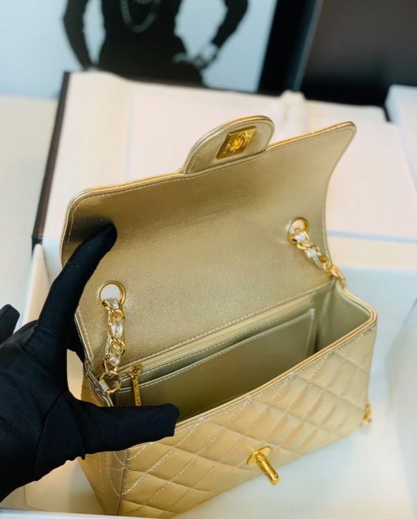 Chanel Cf20 gold 6