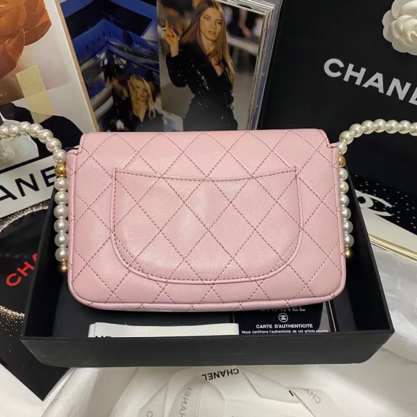 Chanel Pearl Chain Wallet AS81083 4