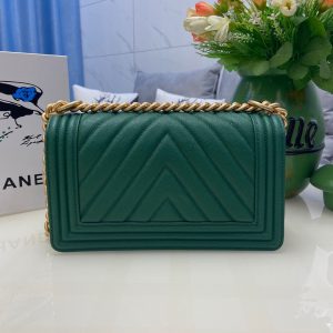 Chanel leboy calfskin green 67086 9