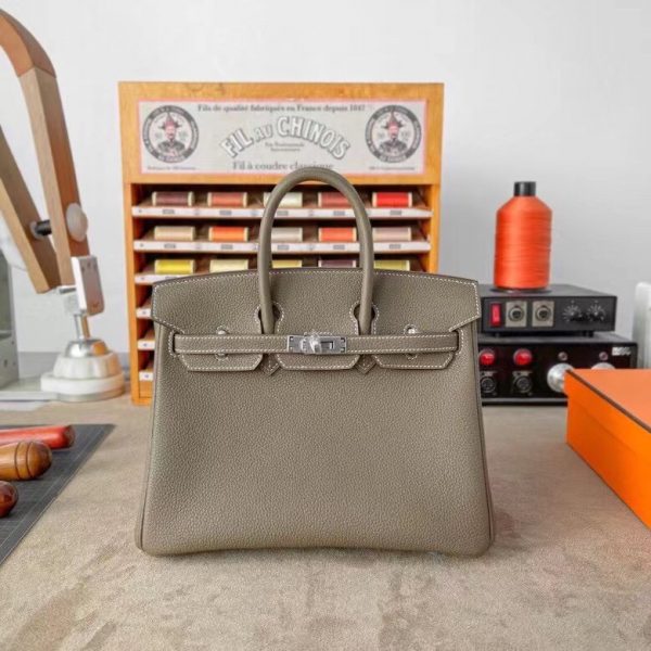 Hermes Birkin 25 elephant gray Bag 1