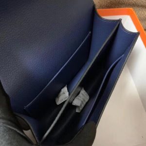 Hermes Flight Attendant size 18 deep blue Bag 16