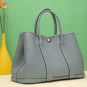 Hermes Garden Party 30 blue line Bag 18