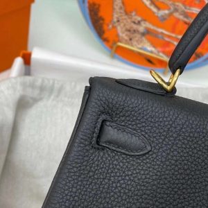 Hermes Kelly 25/28/32 black Bag 12