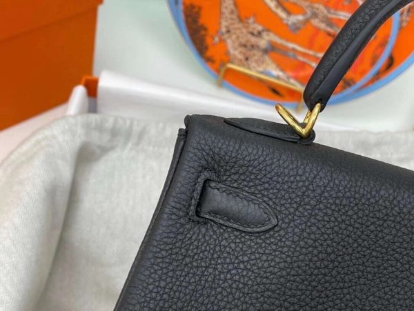 Hermes Kelly 25/28/32 black Bag 3