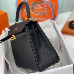 Hermes Kelly 25/28/32 black Bag 13