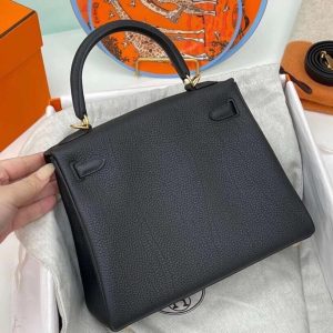 Hermes Kelly 25/28/32 black Bag 14