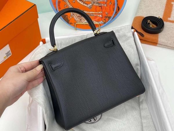 Hermes Kelly 25/28/32 black Bag 5