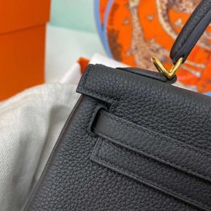 Hermes Kelly 25/28/32 black Bag 16