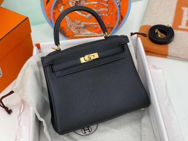 Hermes Kelly 25/28/32 black Bag 1