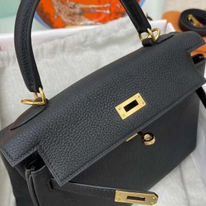 Hermes Kelly 25/28/32 black Bag 18