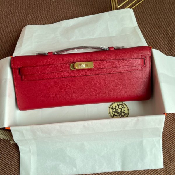 Hermes Kelly Cut size 31 red Handbag 1