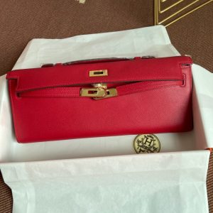 Hermes Kelly Cut size 31 red Handbag 17