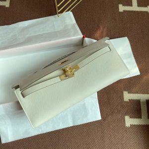 Hermes Kelly Cut size 31 white Handbag 12