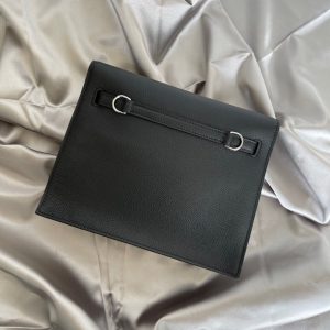 Hermes Kelly Danse Evercolor size 22 black Bag 13