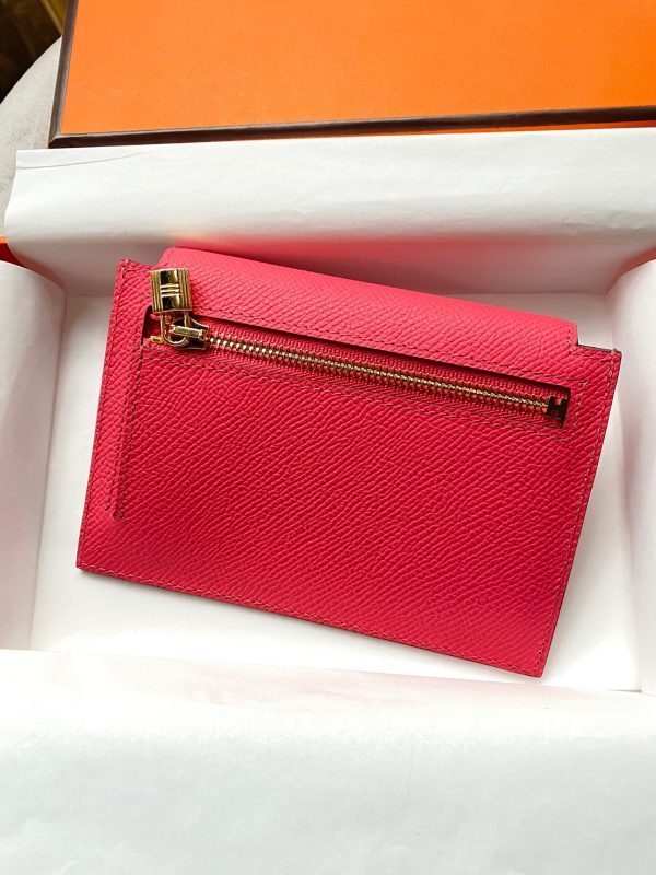 Hermes Kelly Pocket Epsom dark pink Bag 5