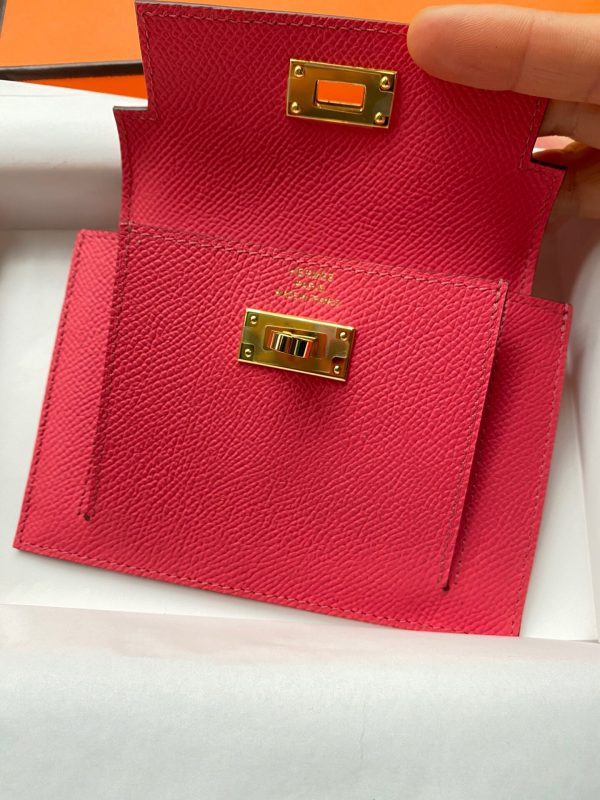 Hermes Kelly Pocket Epsom dark pink Bag 7