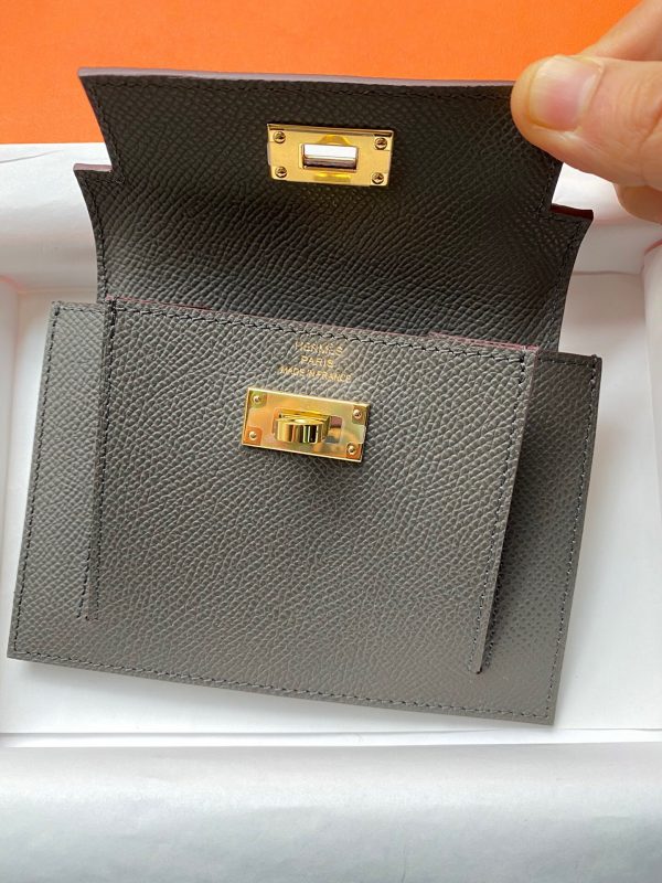 Hermes Kelly Pocket Epsom gray Bag 6