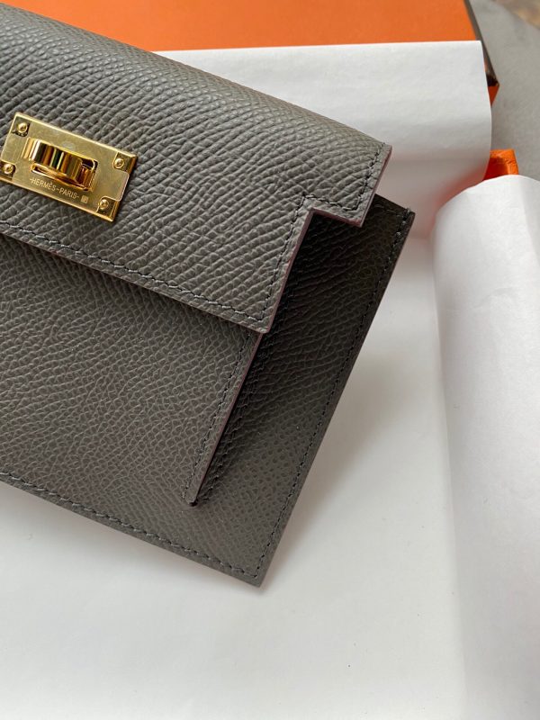 Hermes Kelly Pocket Epsom gray Bag 7