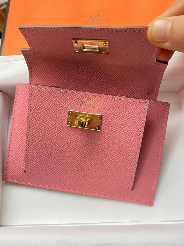 Hermes Kelly Pocket Epsom light coral Bag 5