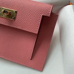 Hermes Kelly Pocket Epsom light coral Bag 15