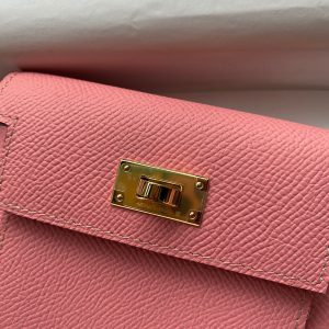 Hermes Kelly Pocket Epsom light coral Bag 17