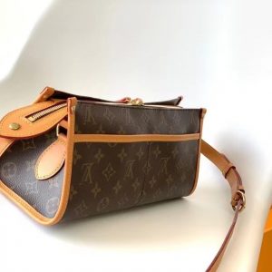 LOUIS VUITTON POPINCOURT LONG M40008 BROWN MONOGRAM SHOULDER BAG 11387 14