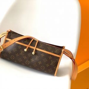 LOUIS VUITTON POPINCOURT LONG M40008 BROWN MONOGRAM SHOULDER BAG 11387 13