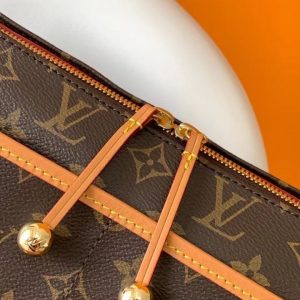 LOUIS VUITTON POPINCOURT LONG M40008 BROWN MONOGRAM SHOULDER BAG 11387 11