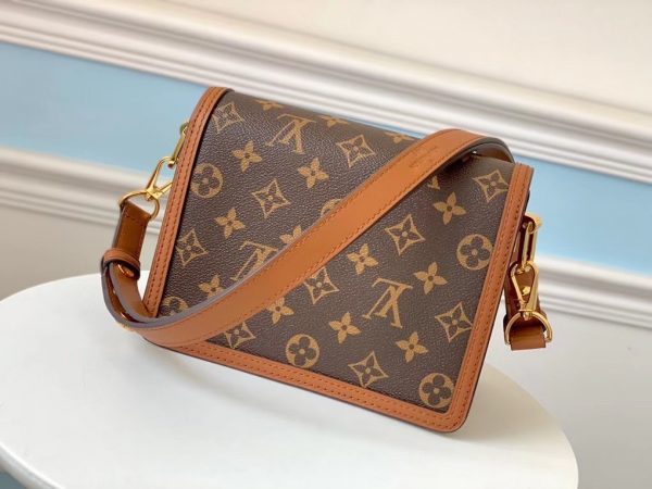 Louis Vuitton LV Mini Dauphine Handbag M44580 Monogram and Monogram Reversed 4