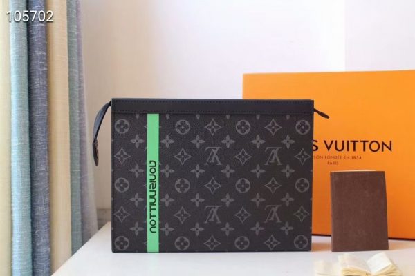 Louis Vuitton M61692 LV Pochette Voyage MM Bags Monogram Eclipse Canvas 1