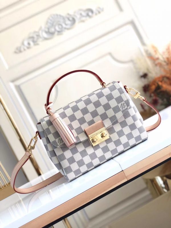 Louis Vuitton N41581 Damier Azur Canvas CROISETTE Bag 1