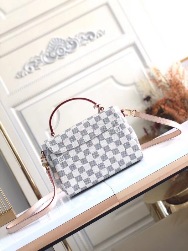 Louis Vuitton N41581 Damier Azur Canvas CROISETTE Bag 2