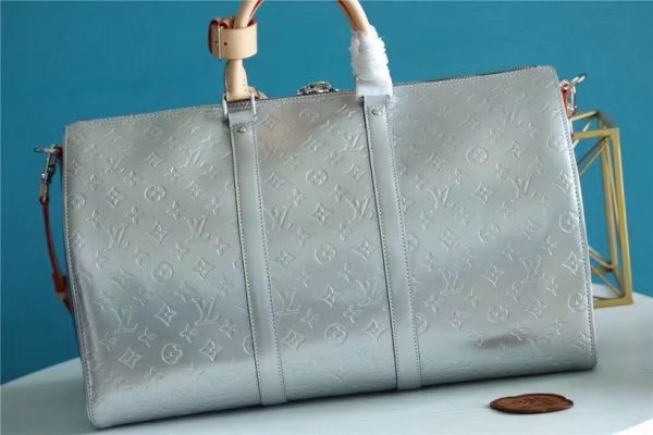 Louis Vuitton Online Store M58758 Keepall Silver 1