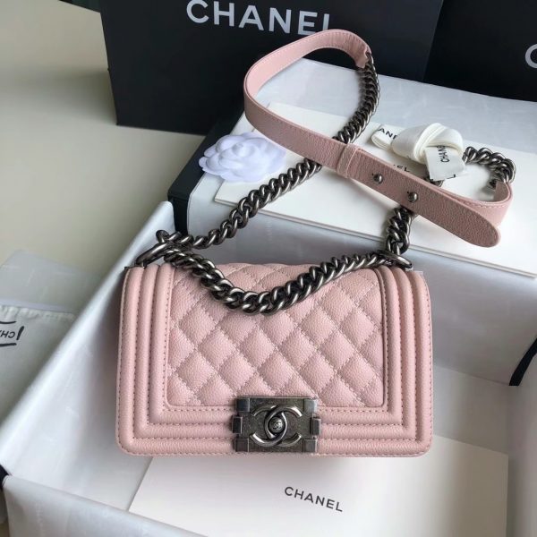 chanel Leboy hanbag pink 1