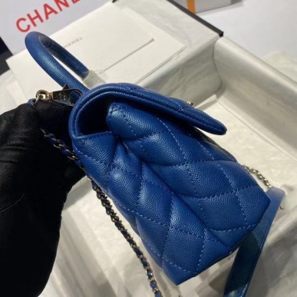 chanel coco handle pearl blue 92993 3