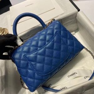 chanel coco handle pearl blue 92993 13