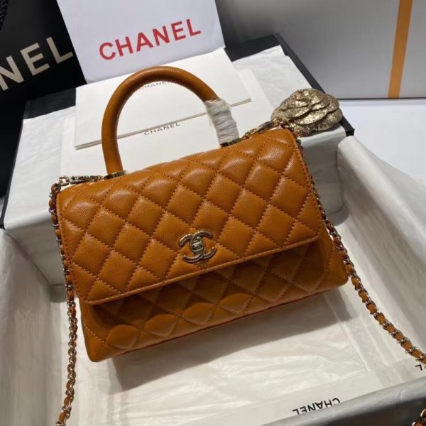 chanel coco handle pumpkin 980-92993 1