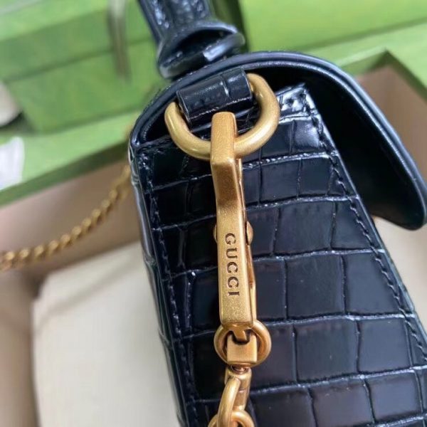 gucci GG marmont crocodile mini 547260 6