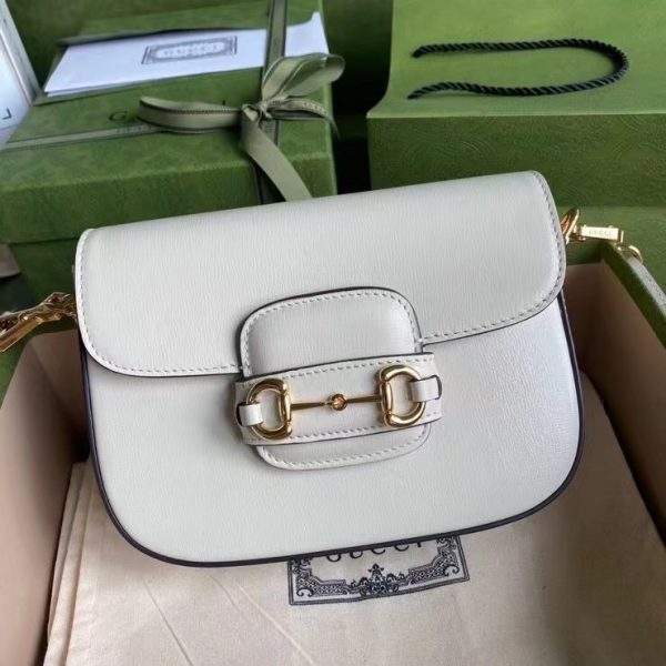 gucci horsebit 1955 white 658574 1