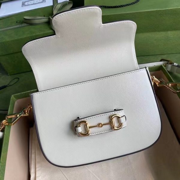 gucci horsebit 1955 white 658574 5