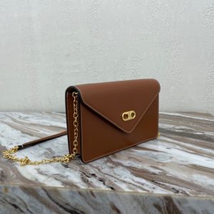 CELINE MAILLON TRIOMPHE cowhide chain wallet 13