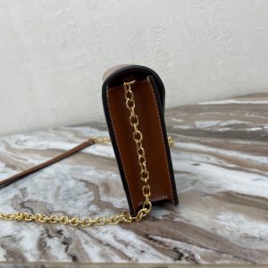 CELINE MAILLON TRIOMPHE cowhide chain wallet 16