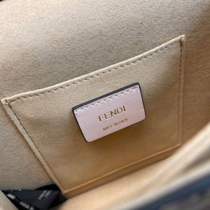 FENDI KAN U SMALL Brown leather mini-bag 11